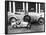 Jean Bugatti and Roland Bugatti Sons of Ettore Bugatti in Cars Made by their Father, C. 1928-null-Framed Photo