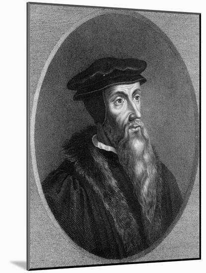 Jean Calvin, 16th Century French Theologian-Thomas Woolnoth-Mounted Giclee Print