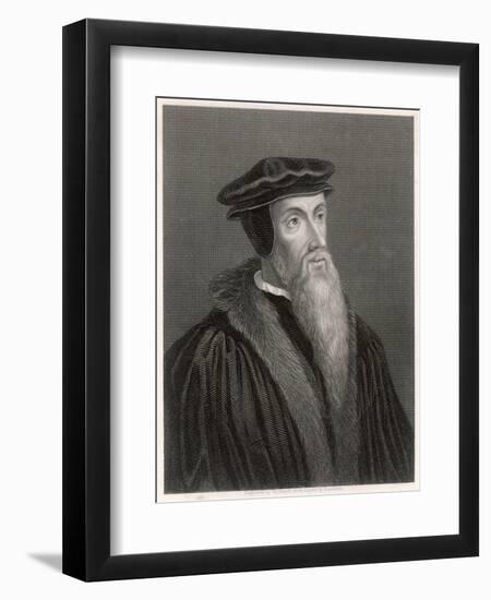 Jean Calvin, Dankertz-W. Holl-Framed Art Print