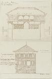 Projet pour l'Exposition universelle de 1900 : coupe longitudinale de l'ensemble des bâtiments du-Jean-Camille Formigé-Stretched Canvas