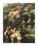 An Opulent Still Life of Roses in a Brass Urn-Jean Capeinick-Giclee Print