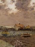 Storm, Enquihen, Pas-De-Calais, 1876 (Oil on Canvas)-Jean-Charles Cazin-Giclee Print