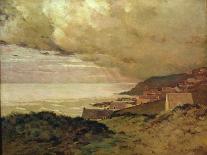 Mist on the River, C.1889 (Oil on Canvas)-Jean-Charles Cazin-Framed Giclee Print