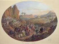 Design for a Set of Plates Depicting 'The Pilgrimage to Mecca'-Jean-Charles Develly-Framed Giclee Print