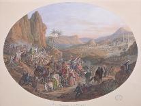 Design for a Set of Plates Depicting 'The Pilgrimage to Mecca'-Jean-Charles Develly-Framed Giclee Print