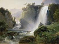 Cascade de Tivoli-Jean Charles Joseph Rémond-Stretched Canvas