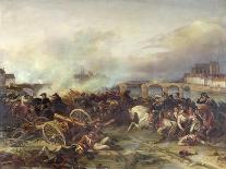 Battle of Montereau, 18th February 1814-Jean Charles Langlois-Giclee Print