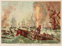 Battle of Navarino, 1827-Jean Charles Langlois-Framed Giclee Print