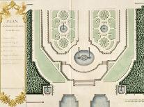 Recueil des "Plans des châteaux et jardins de Versailles en 1720" ; Composé pour Louis-Antoine de-Jean Chaufourier-Stretched Canvas