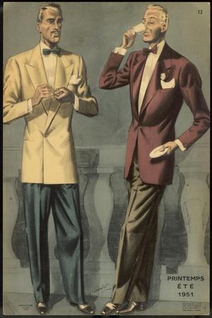 French Male Style for Spring- Summer 1951