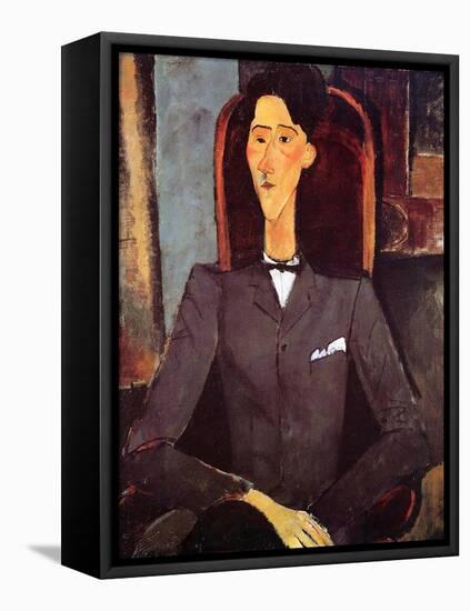 Jean Cocteau, 1917-Amedeo Modigliani-Framed Stretched Canvas