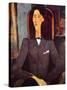 Jean Cocteau, 1917-Amedeo Modigliani-Stretched Canvas