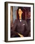 Jean Cocteau, 1917-Amedeo Modigliani-Framed Giclee Print