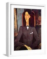 Jean Cocteau, 1917-Amedeo Modigliani-Framed Giclee Print