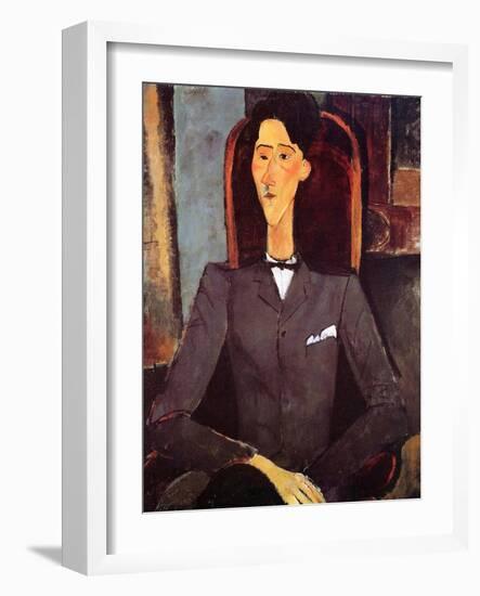 Jean Cocteau, 1917-Amedeo Modigliani-Framed Giclee Print