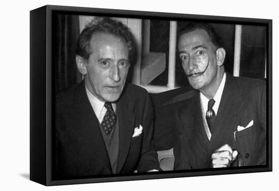 Jean Cocteau and Salvador Dali-null-Framed Stretched Canvas