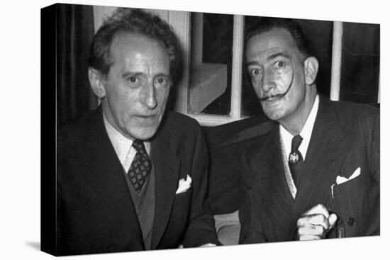 Jean Cocteau and Salvador Dali-null-Stretched Canvas