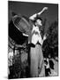 Jean Cocteau on the set of 'La Belle et La Bete', 1946 (b/w photo)-French Photographer-Mounted Photo