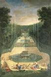 The Groves of Versailles. View of the Amphitheatre and the Water Theatre with Venus Surrounded by…-Jean the Younger Cotelle-Framed Giclee Print
