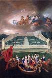 The Groves of Versailles. View of the Amphitheatre and the Water Theatre with Venus Surrounded by…-Jean the Younger Cotelle-Framed Giclee Print
