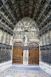 Door of Church of Our Lady of Lake-Jean D'Oisy-Framed Stretched Canvas