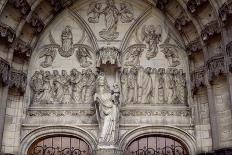 Entrance, Church of Notre-Dame-Au-Lac-Jean D'Oisy-Stretched Canvas