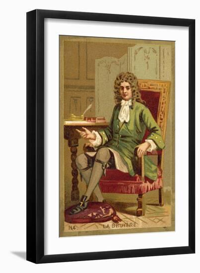 Jean De La Bruyere, French Philosopher-null-Framed Giclee Print