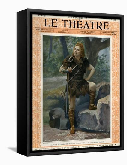 Jean de Reszke as Siegfried, Front Cover of 'Le Theatre' Magazine, 1902-Paul Nadar-Framed Stretched Canvas