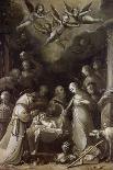 Adoration of the Shepherds, 1636 (Oil on Canvas)-Jean De Saint-igny-Framed Stretched Canvas