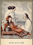 Chinese Doctor Feels the Pulse of an Aristocratic Patient with Exceedingly Long Finger Nails-Jean Droit-Laminated Art Print