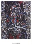 Automobile a la route noire-Jean Dubuffet-Framed Art Print