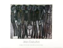 Automobile a la route noire-Jean Dubuffet-Framed Art Print