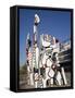 Jean Dubuffet Statue Called, Monument Au Fantome, Downtown Houston, Texas-Donald Nausbaum-Framed Stretched Canvas