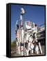 Jean Dubuffet Statue Called, Monument Au Fantome, Downtown Houston, Texas-Donald Nausbaum-Framed Stretched Canvas