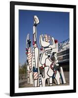 Jean Dubuffet Statue Called, Monument Au Fantome, Downtown Houston, Texas-Donald Nausbaum-Framed Photographic Print