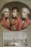 Portrait of the Three Consuls of the Republic and Barthelemy 2nd August 1802-Jean Duplessi-Bertaux-Giclee Print