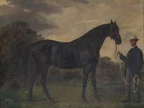 Chippendale and a Groom in Landscape by Jean Edouard Lacretelle-Jean Edouard Lacretelle-Giclee Print