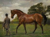 Chippendale and a Groom in Landscape by Jean Edouard Lacretelle-Jean Edouard Lacretelle-Giclee Print