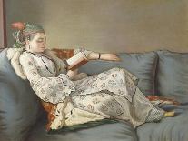 A Dutch Girl at Breakfast, c.1756-Jean-Etienne Liotard-Framed Stretched Canvas