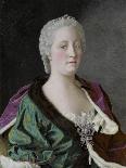 Portrait of Empress Maria Theresia of Austria (1717-178), 1747-Jean-Étienne Liotard-Giclee Print