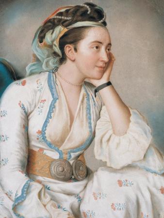Woman in Turkish Dress, Mid of the 18th C
