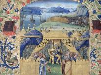 Mary Finding Herself Pregnant Visits Her Friends Elizabeth and Zechariah-Jean Fouquet-Art Print