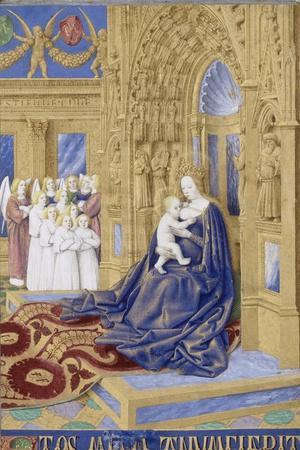 The Virgin and Child Enthroned (Hours of Étienne Chevalie)