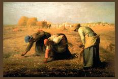 Shepherdess with Her Flock-Jean-Fran?ois Millet-Art Print