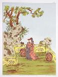 Couple in a Chinese Garden, from "Ornaments of China"-Jean Francois Albanis De Beaumont-Laminated Giclee Print