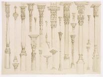 Islamic and Moorish Design for Shutters and Divans, from "Art and Industry"-Jean Francois Albanis De Beaumont-Framed Giclee Print