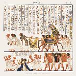 Facsimile Copy of Nut, Sky Goddess and the Solar Barques of Ra, Plate 20B from Pantheon Egyptien-Jean Francois Champollion-Giclee Print