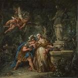 Jason Swearing Eternal Affection to Medea, 1743-Jean-François de Troy-Framed Stretched Canvas