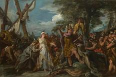 Jason Swearing Eternal Affection to Medea, 1743-Jean-François de Troy-Framed Stretched Canvas
