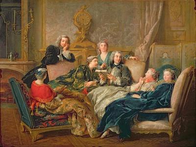 The Reading from Moliere, C.1728